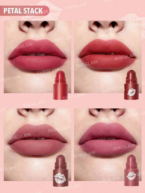 Sheglam Mega Lip Stacks - Pink-Petal Stack image