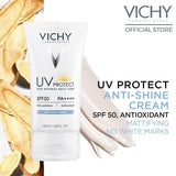 Vichy UV Protect SPF 50 Anti Shine Cream (Sunscreen) image 2