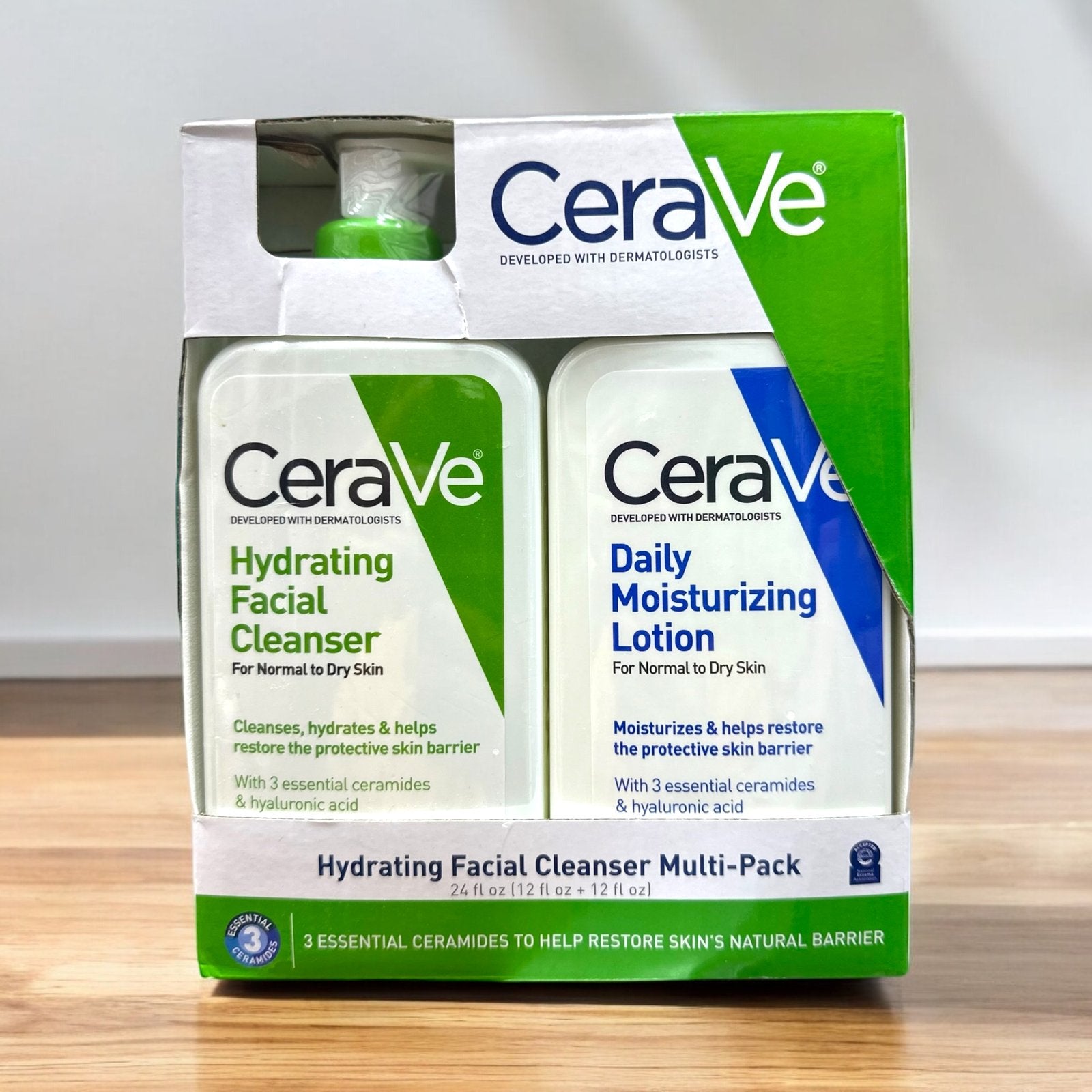 CeraVe Daily Moisturizing Lotion &amp; Hydrating Cleanser Multi pack 236ml image 0