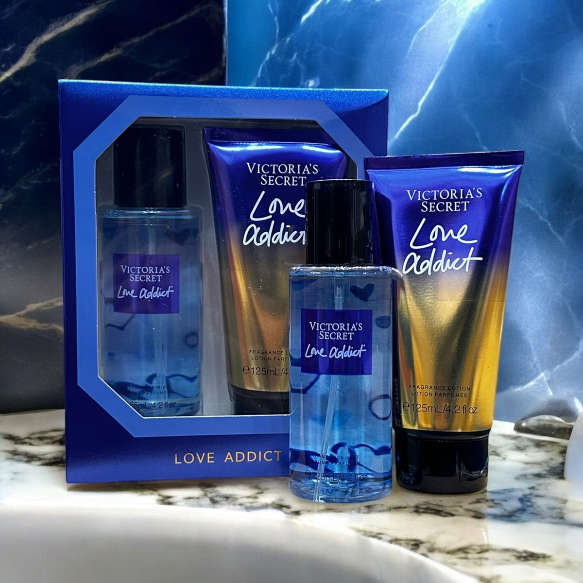 VICTORIA SECRET Love Addict Body Lotion & Mist Set image 0