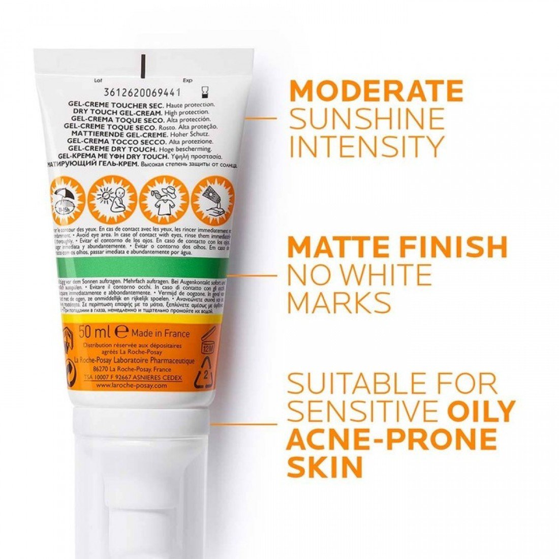 La Roche-Posay Anthelios Gel Creme Anti-Shine Sunscreen SPF 50 Plus - 50 ml image 2