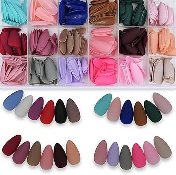 Matt Nails Pack 576 Pcs image 2