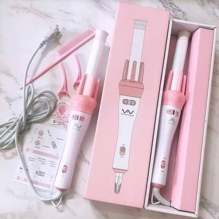 Automatic Hair Curler Spin 360° Rotating Hair Styling Roller Auto Wavy Iron 30s Instant Ceramic Heat Wand image 5