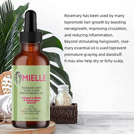 Mielle Rosemary Mint Scalp & Hair Strengthening Oil 59 - Ml image 3
