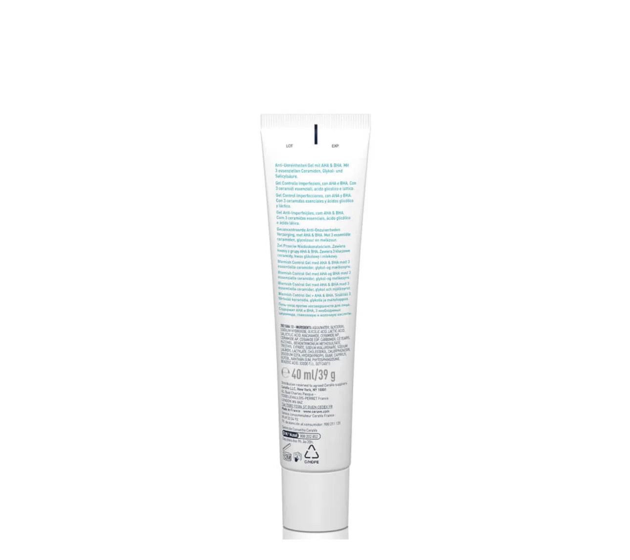CeraVe Blemish Control Gel Moisturiser with 2% Salicylic Acid &amp; Niacinamide for Blemish-Prone Skin 40ml image 1