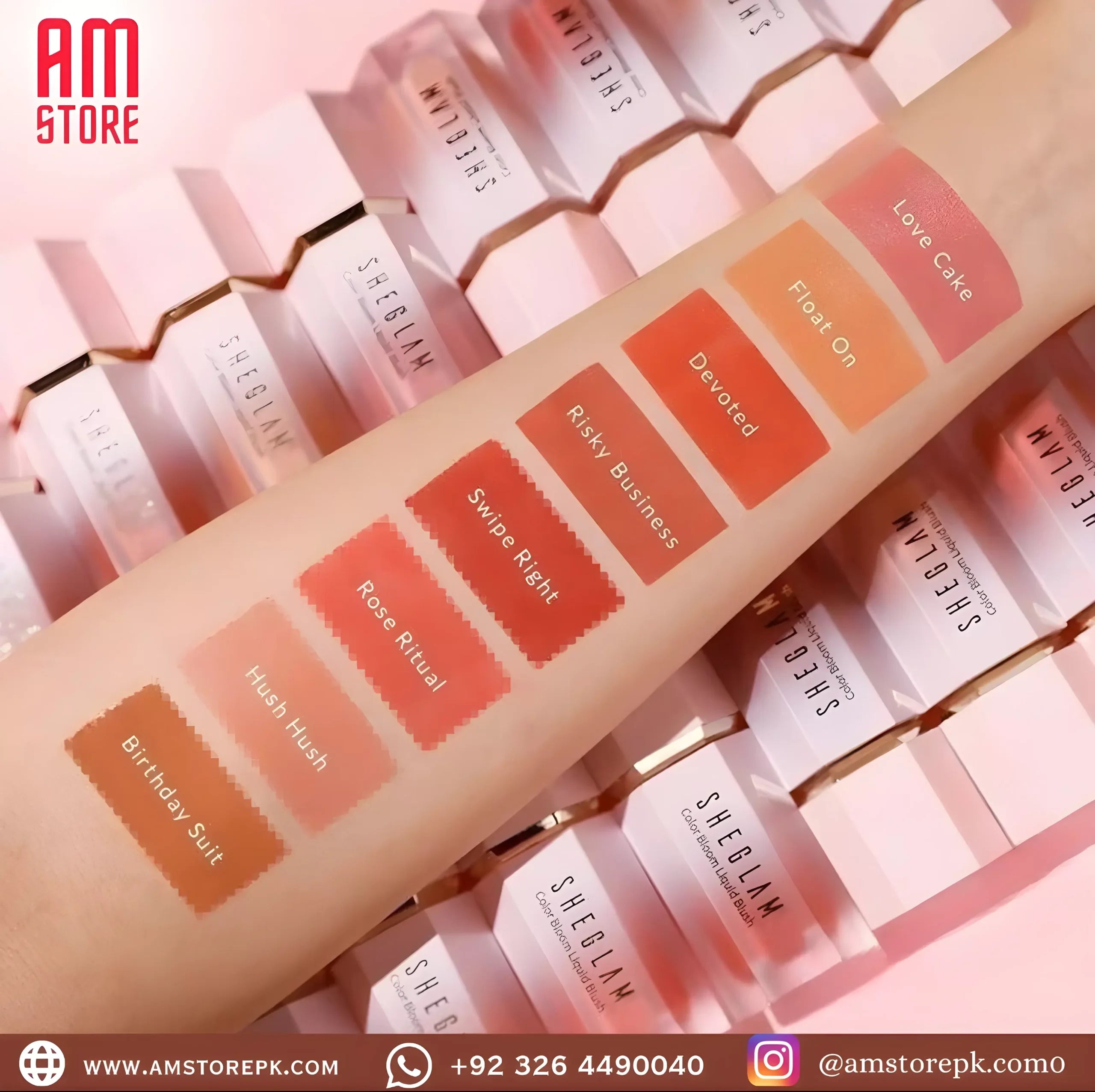 SHEGLAM COLOR BLOOM LIQUID BLUSH  (HUSH HUSH) image 1