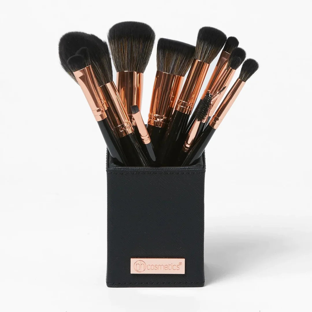 BH Signature Rose Gold 13 Piece Brush Set with Holder image 0