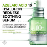 Anua Azelaic Acid 10 Hyaluron Redness Soothing Serum - 30ml | korea image 2