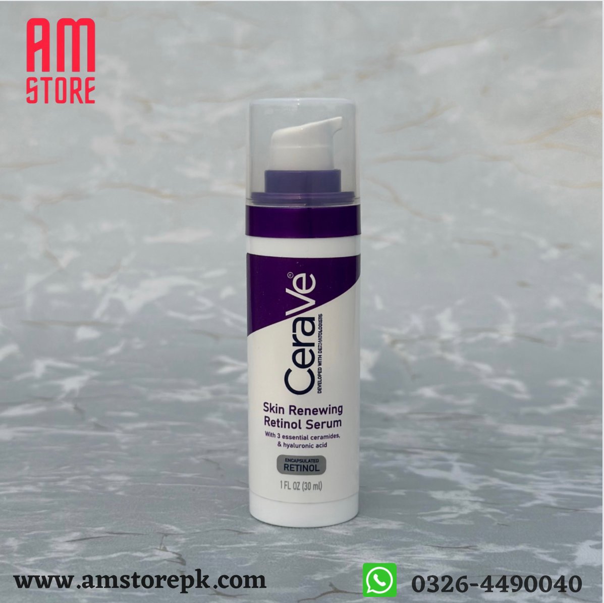 CERAVE Skin Renewing Retinol Serum (Original Factory Leftover Stock) image 1