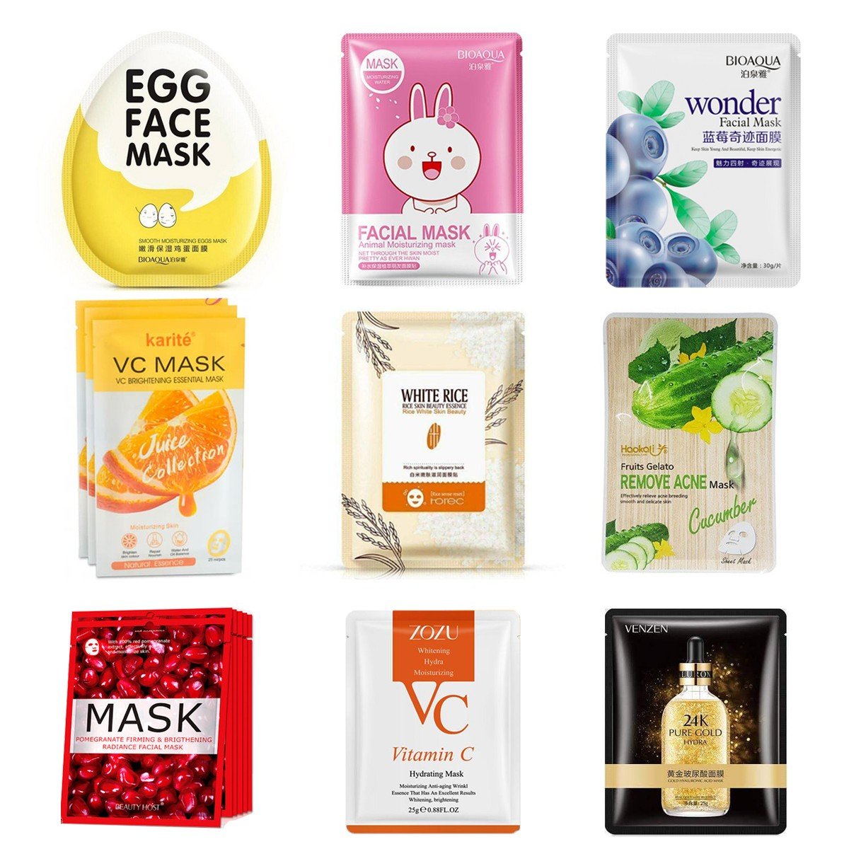 Sheet Mask - Hydrate  Mask Fruit Moisturizing Facial Mask image 0