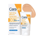 Cerave Hydrating Mineral Sunscreen SPF 30 Face Sheer Tint 50ml image 0