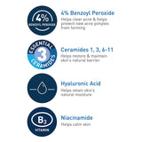 CeraVe Acne Foaming Cream Cleanser – 150ml image 2