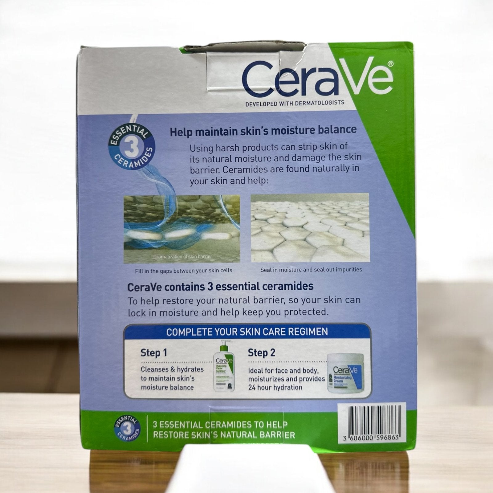 CeraVe Daily Moisturizing Lotion &amp; Hydrating Cleanser Multi pack 236ml image 3