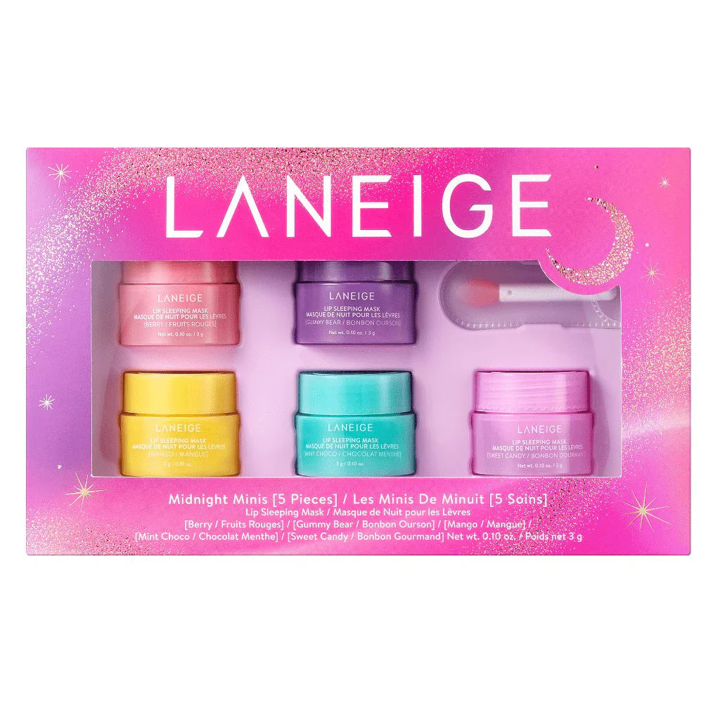 Laneige Midnight Minis Lip Sleeping Mask Set 5 pieces image 0