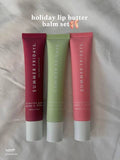 Summer Fridays The Holiday Lip Butter Balm (TRIO) Gift Set. New