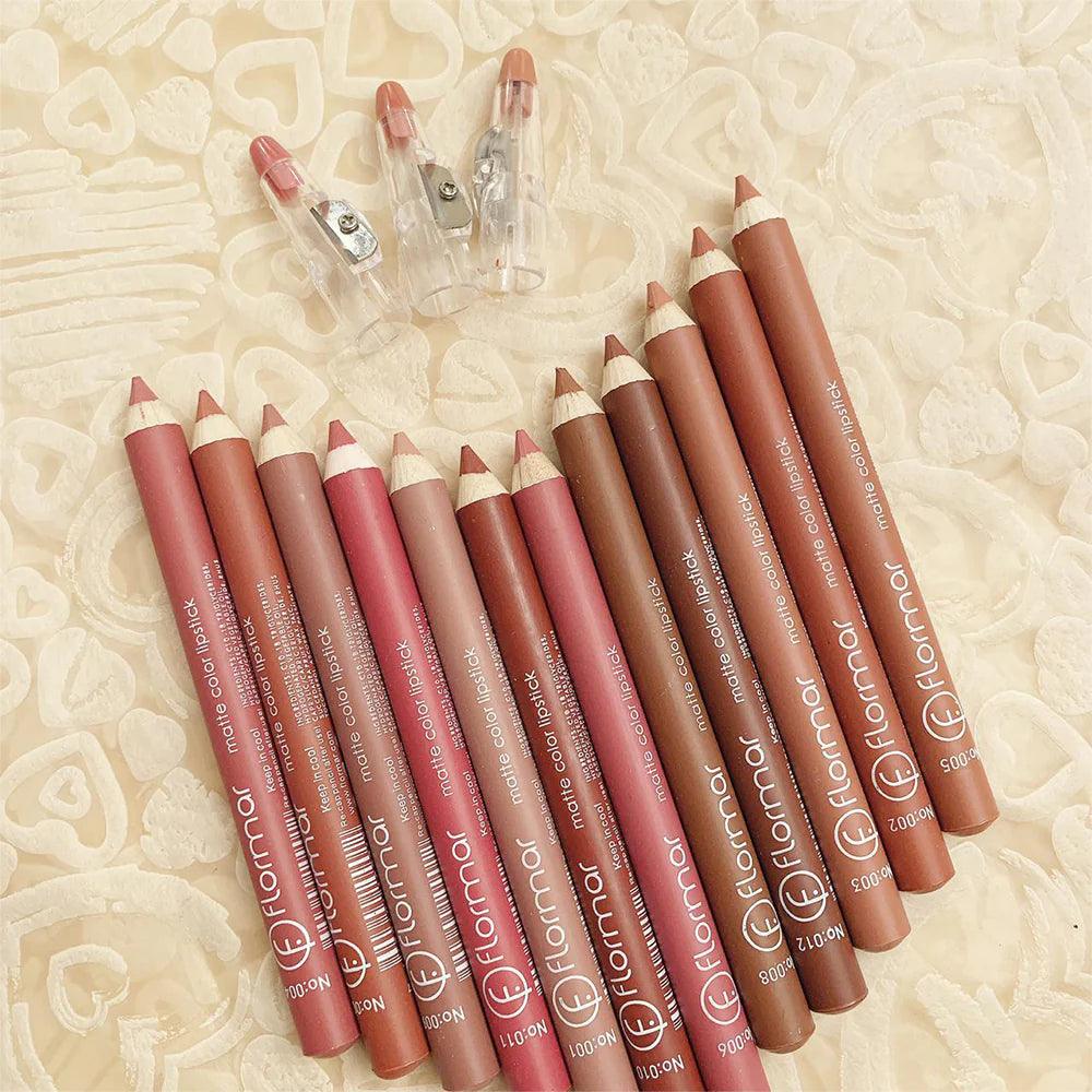 Matte Lipstick Pencil (Pack of 12)