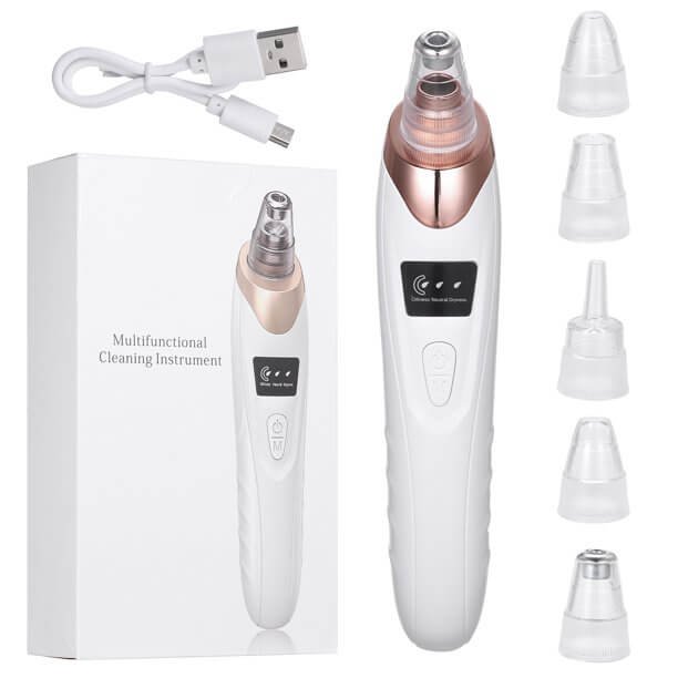 5 in 1 Electric Blackhead Remover Vacuum suction Face Pore Cleanser Facial beauty image 1