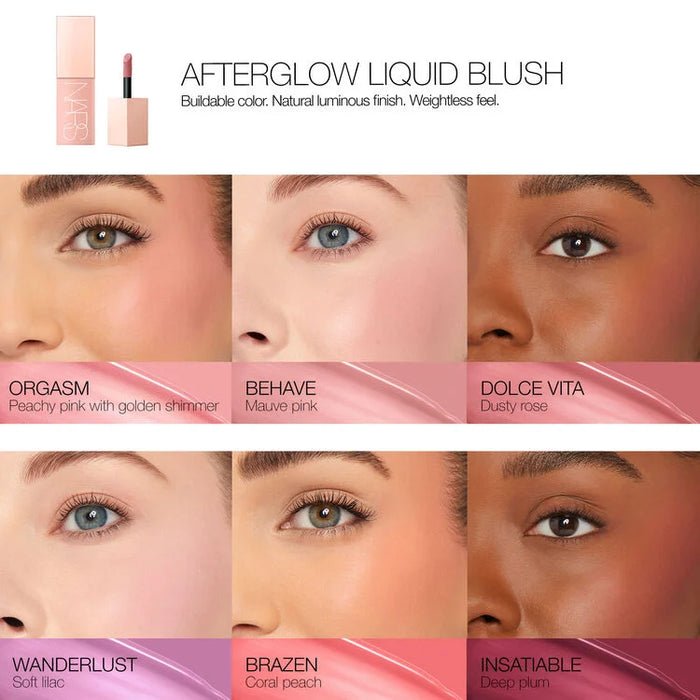 NARS Afterglow Liquid Blush- Behave image 3
