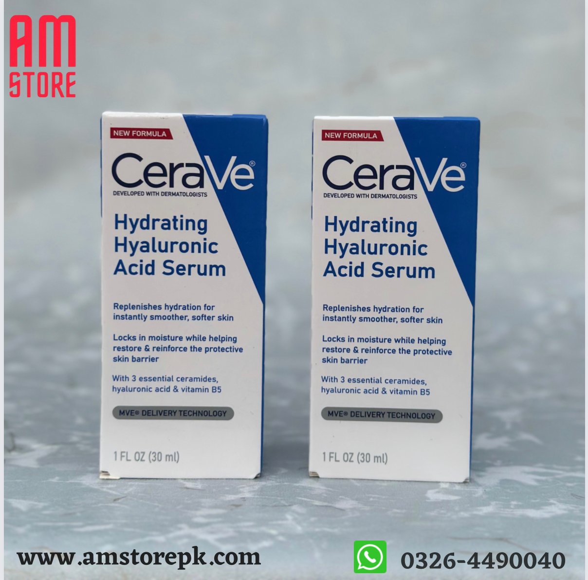 CERAVE Hydrating Hyaluronic Acid Serum (Original Factory Leftover Stock) image 2