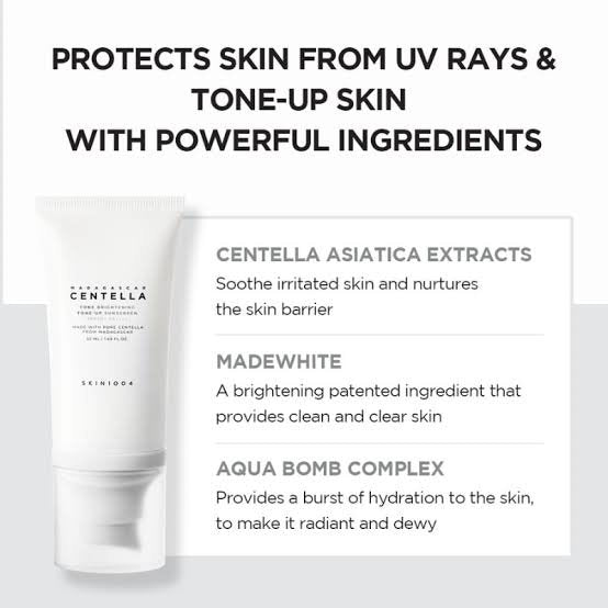 Centella SKIN1004 Madagascar Tone Brightening Tone-Up Sunscreen Korea image 1
