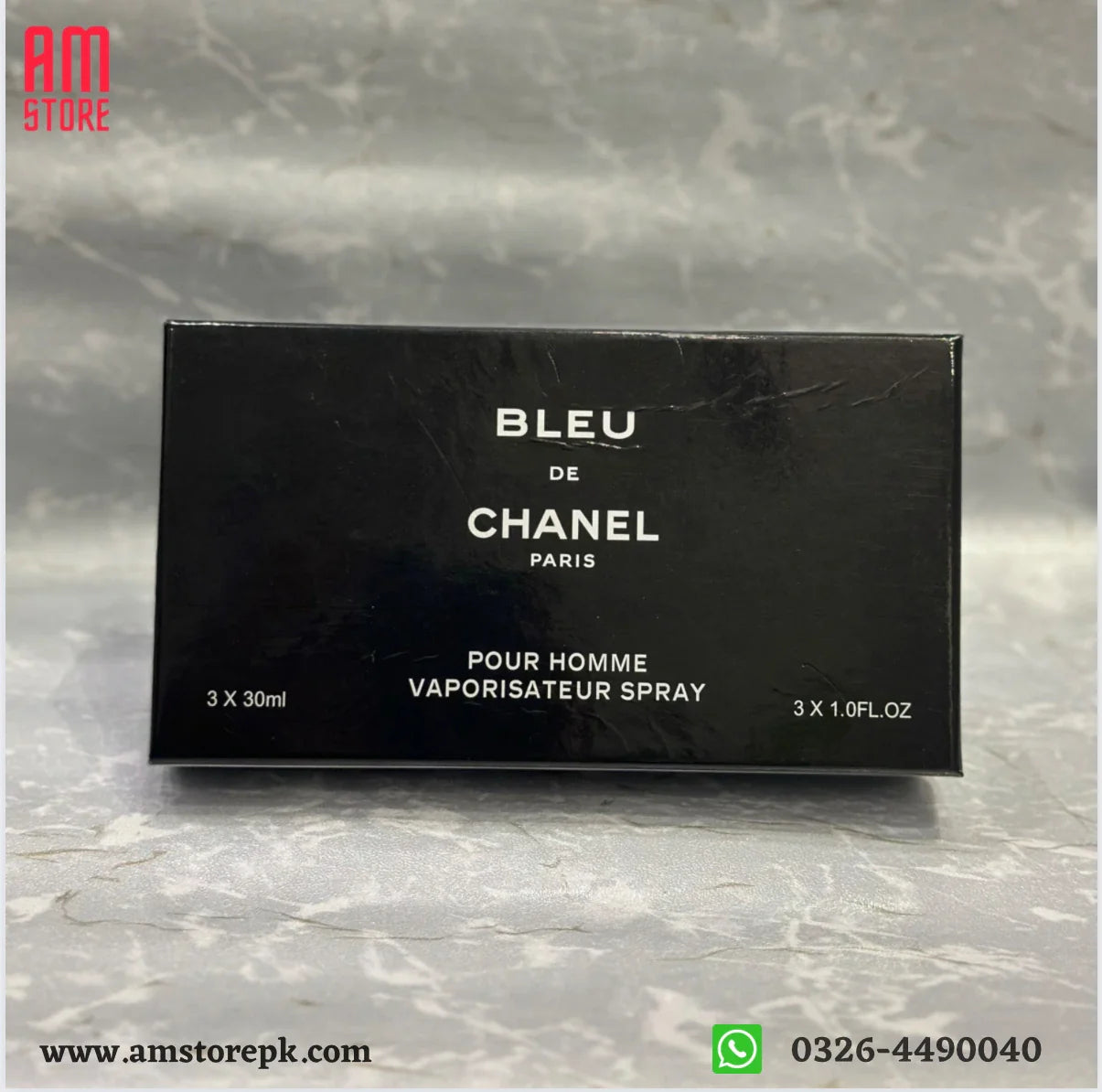 BLEU DE CHANEL PARIS Perfume Set 3 Pcs image 3
