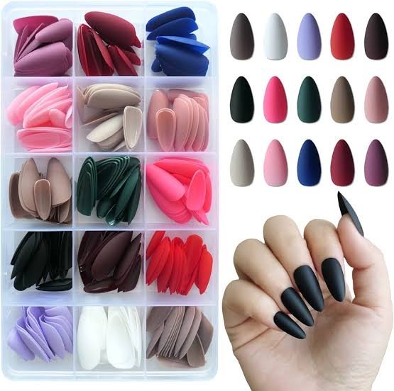 Matt Nails Pack 576 Pcs image 1