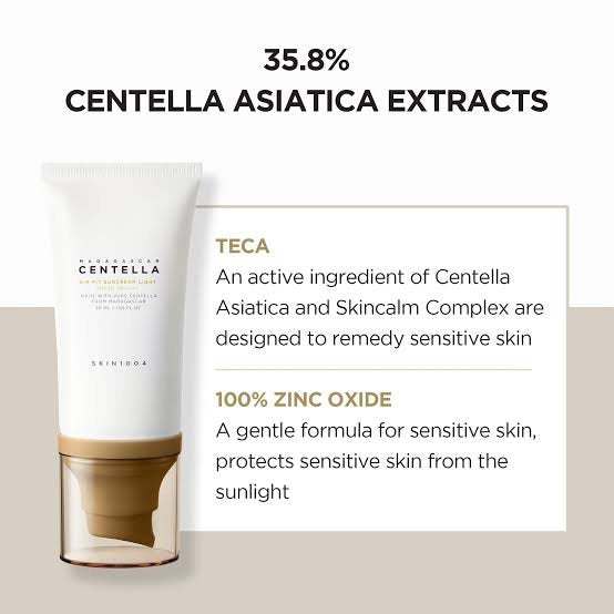 Centella SKIN1004 Madagascar Air-Fit Sunscreen Light SPF30 Korea image 1