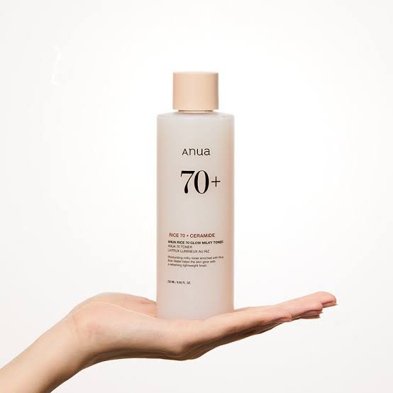 ANUA Rice 70 Glow Milky Toner (250ml) image 1