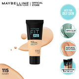 Maybelline - Fit Me Liquid Foundation Matte & Poreless - 115 Ivory image 0