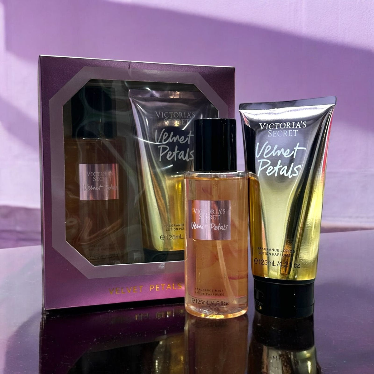 VICTORIA SECRET Velvet Petals Body Lotion & Mist Set image 0