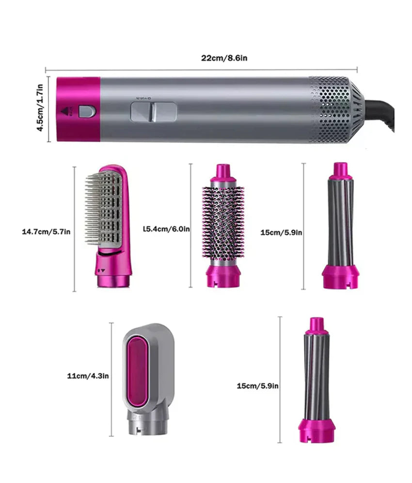 One Step - 5 in 1 Multifunctional Hair Dryer Styling Tool image 2