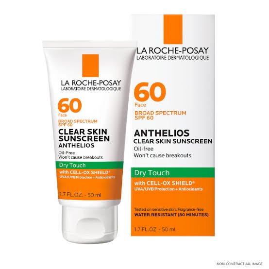 La Roche Posay Anthelios Clear Skin oil Free Dry Touch Sunscreen Spf 60 50ml image 0