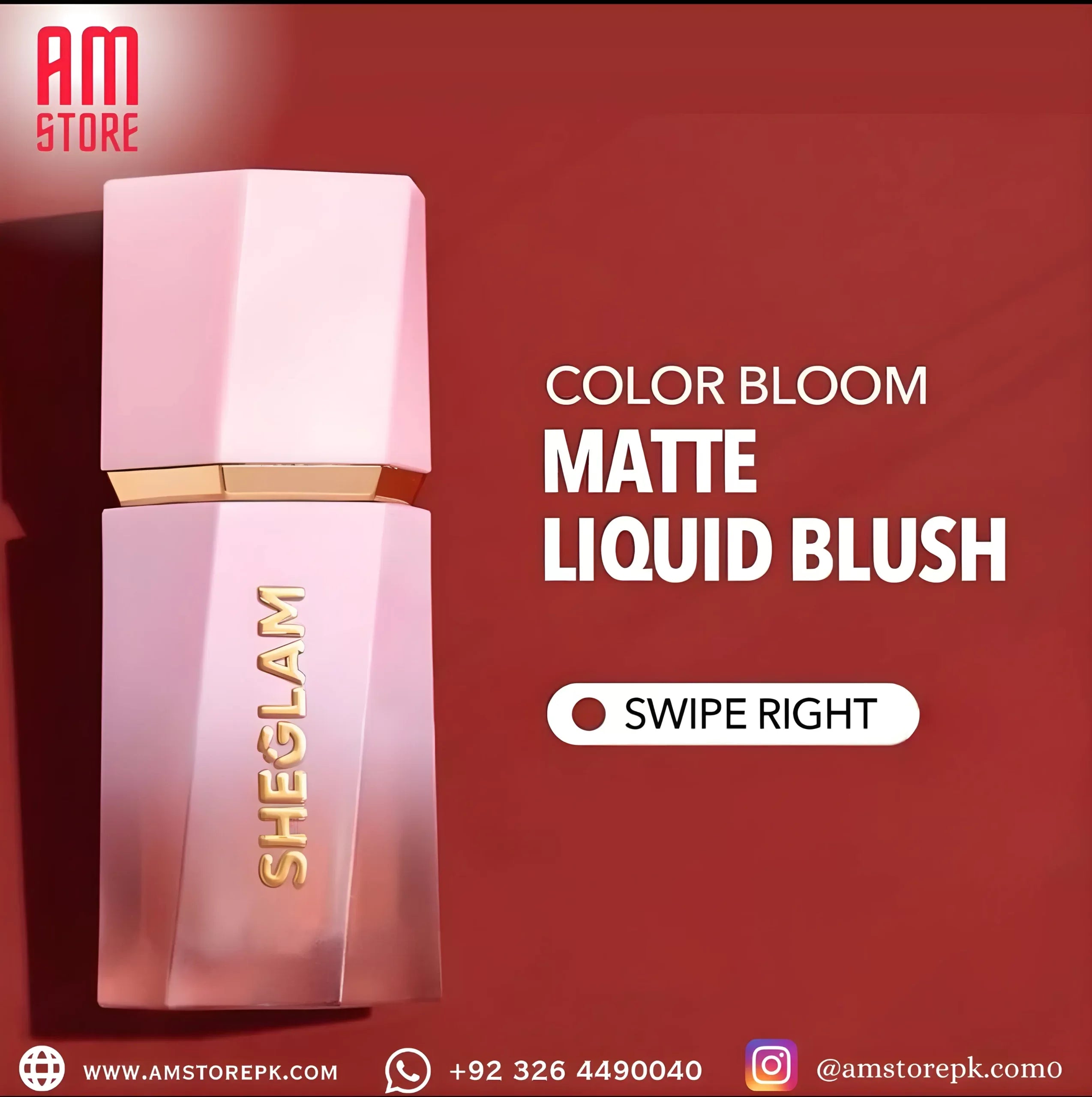 SHEGLAM COLOR BLOOM LIQUID BLUSH  (SWIPE RIGHT) image 0
