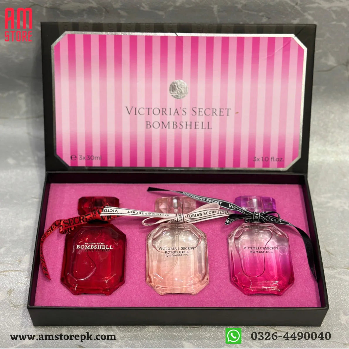 VICTORIA’S SECRET BOMBSHELL Perfume Set 3 Pcs image 1