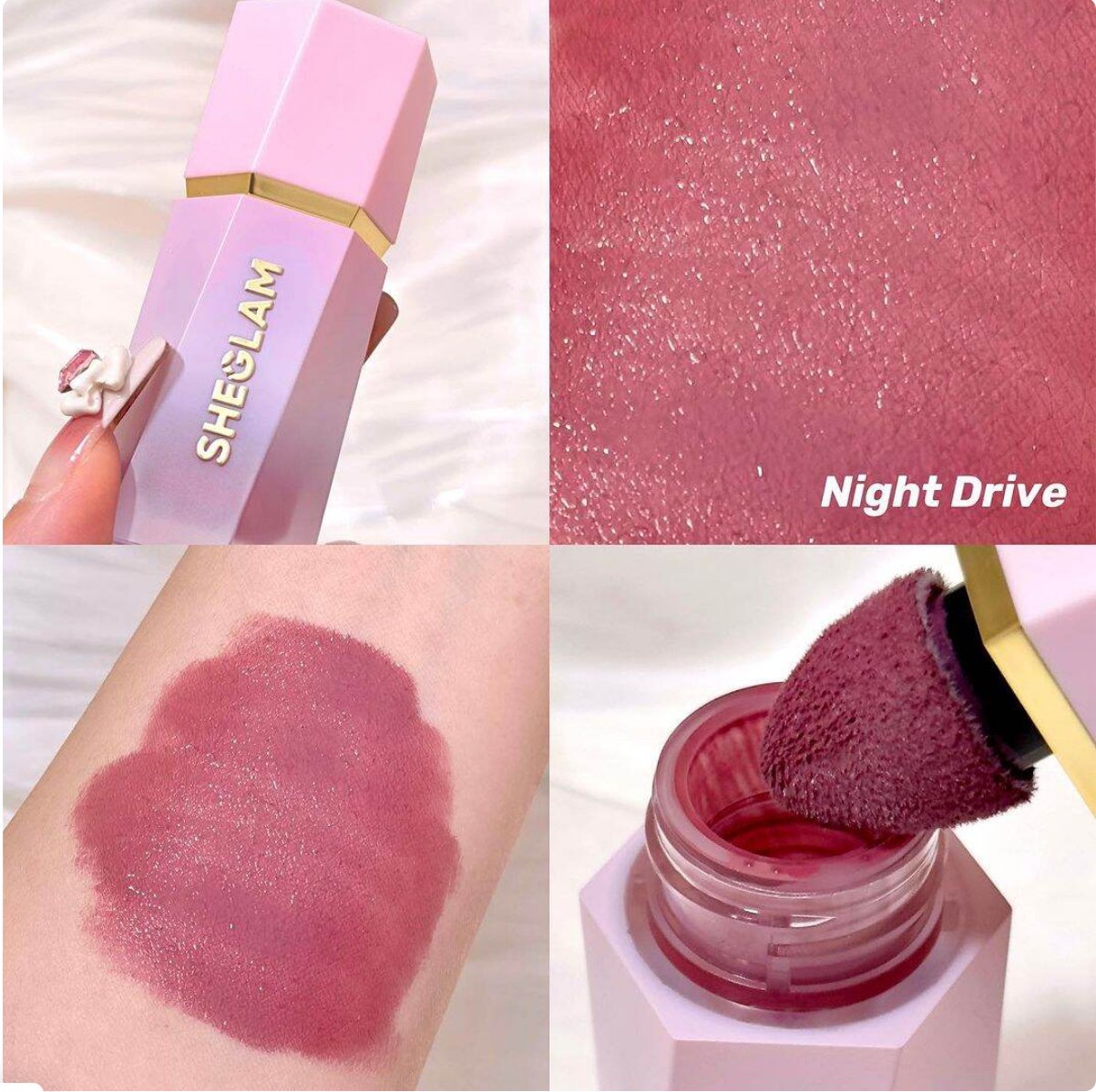 SHEGLAM Color Bloom Liquid Blush (Night Drive) image 2