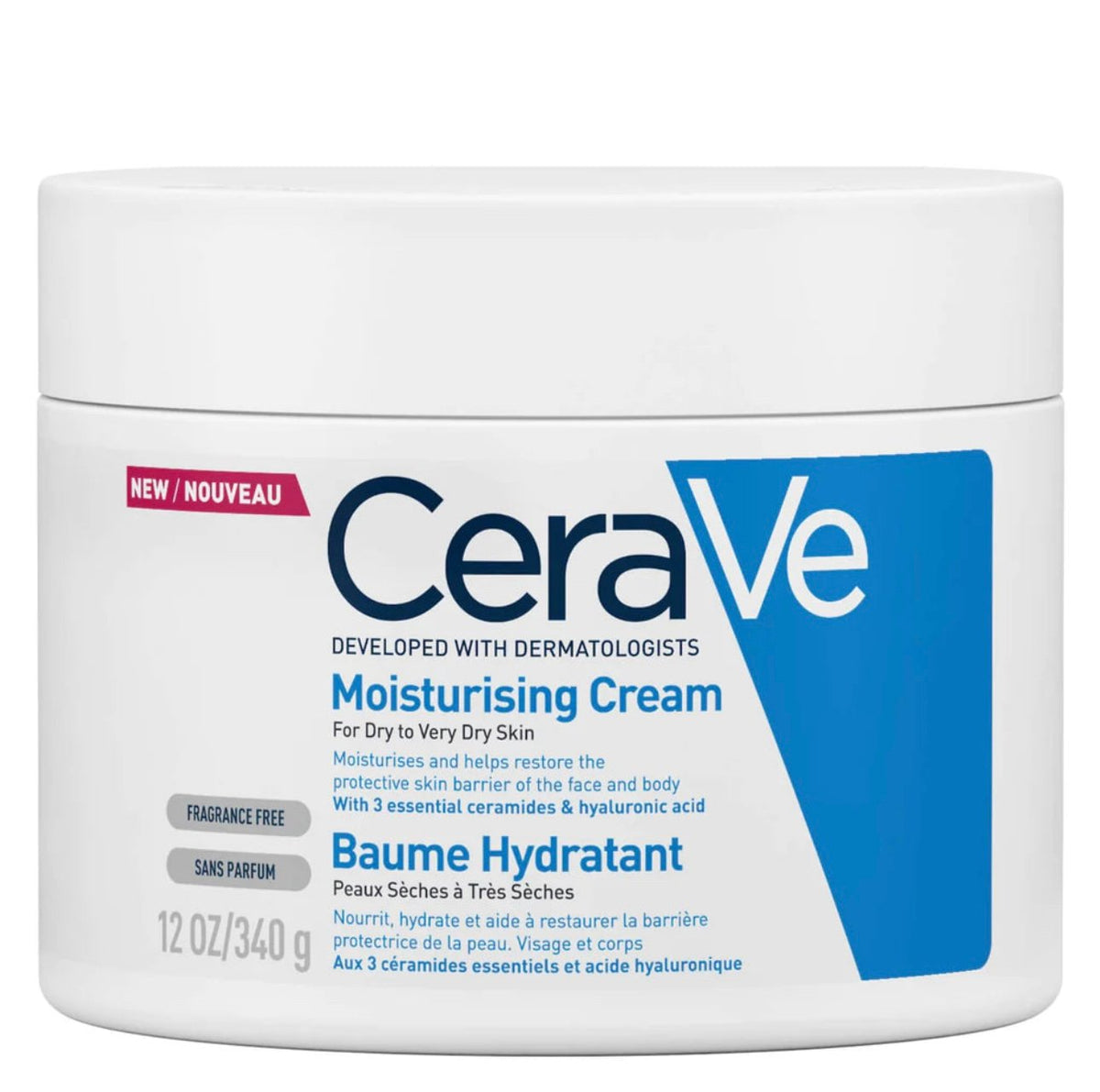 Cerave Moisturizing Cream For Dry To Very Dry Skin ( 454gm) image 0