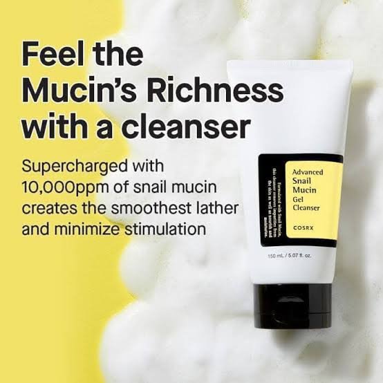 COSRX Advanced Snail Mucin Gel Cleanser 150ml Korea image 1