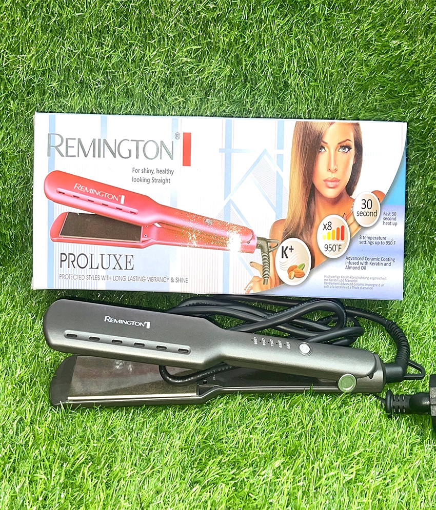 Remington Straightener PROLUXE For Shine Healthy Looking Straight MODEL RM 2023 cr