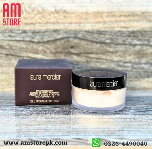 LAURA MERCIER LOOSE SETTING FACE POWDER TRANSLUCENT.