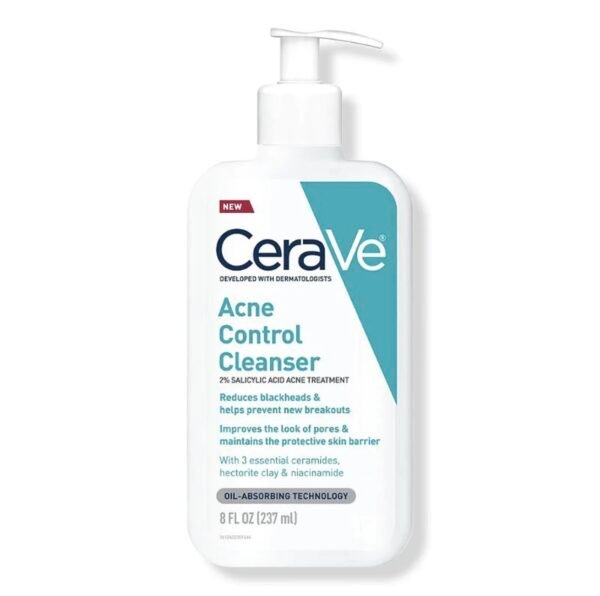 CERAVE ACNE CONTROL CLEANSER 2% SALICYLIC ACID ACNE TREATMENT 237ML