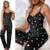 Nightdress Elegant Pajamas Women Long Cotton Pajamas Women Silk Satin