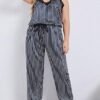 Women's 2 Piece Pajama Set Plus Size Sexy Lace Lingerie Striped Satin Sleepwear